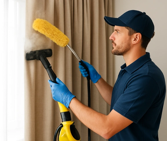 Trusted blind cleaning technician Matty Curtain Cleaning mangerton-nsw QLD