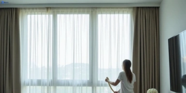 Delicate sheer drape cleaning mangerton-nsw Matty Curtain Cleaning