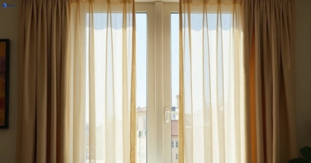 Dull dusty drapes in mangerton-nsw before professional cleaning